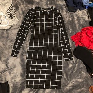 Shein grid Dress